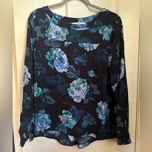 LOFT floral blouse